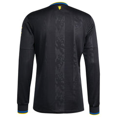 Manchester United 2025/26 Third Replica Long Sleeve Jersey Black | Adidas discount