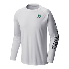Athletics Columbia Terminal Tackle Long Sleeve Shirt - MLB
