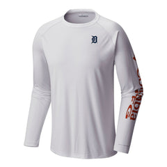 Detroit Tigers Columbia Terminal Tackle Long Sleeve Shirt - MLB
