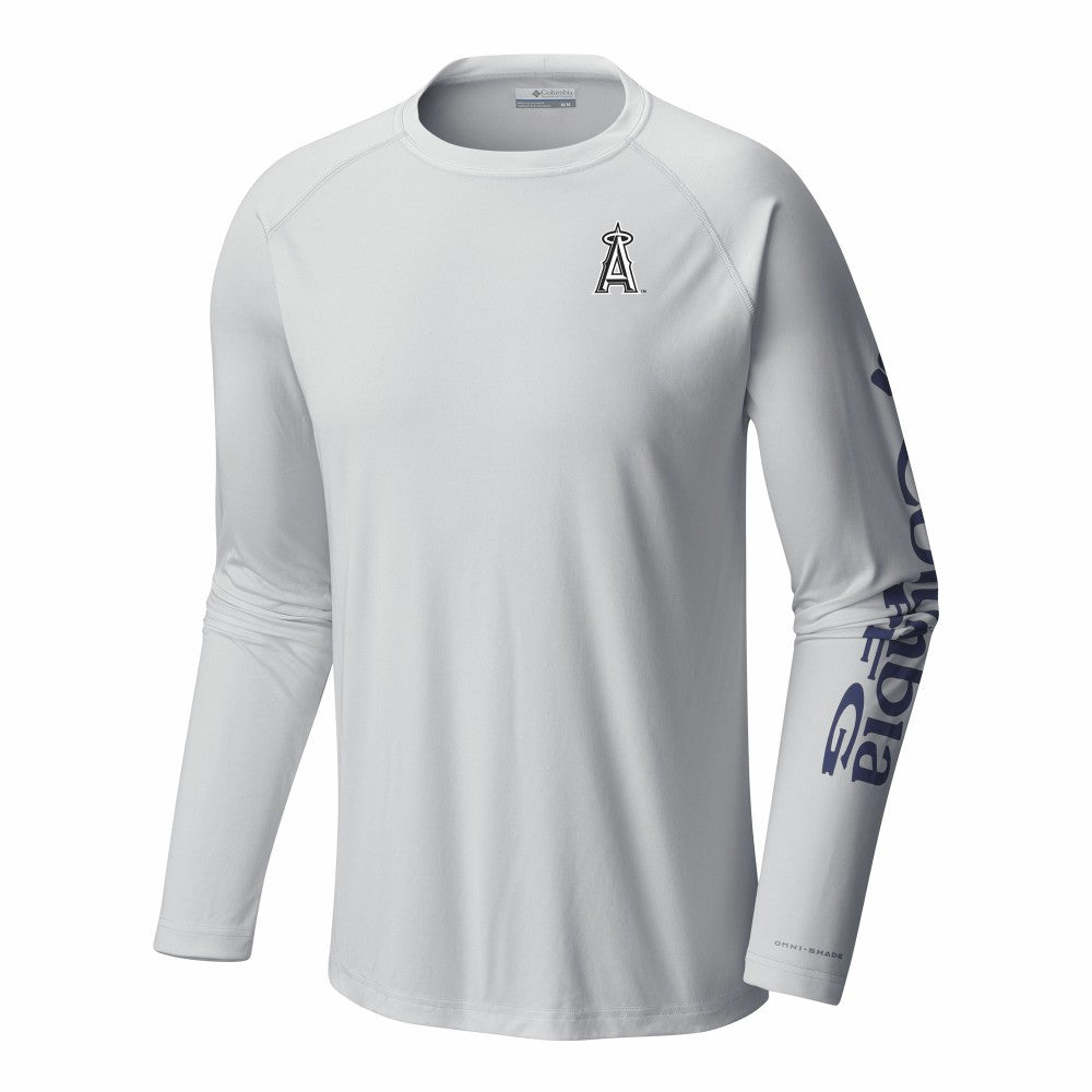 Los Angeles Angels Columbia Terminal Tackle Long Sleeve Shirt - MLB