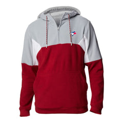 Toronto Blue Jays Columbia Men's Lodge Fleece Quarter-Zip Hoodie - MLB