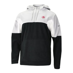 Cincinnati Reds Columbia Men's Lodge Fleece Quarter-Zip Hoodie - MLB