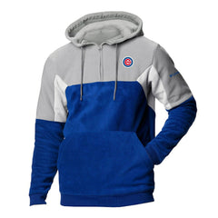 Chicago Cubs Columbia Men's Lodge Fleece Quarter-Zip Hoodie - MLB
