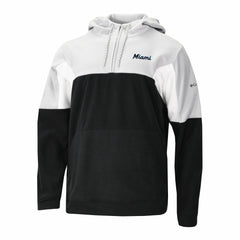 Miami Marlins Columbia Lodge Fleece Quarter-Zip Hoodie - MLB