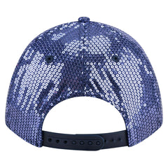 Dallas Cowboys New Era Women's Sequin 9FORTY Adjustable Hat Navy | NFL