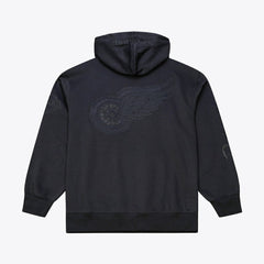Detroit Red Wings Mitchell & Ness Phantom Fleece Hoodie - Black - NHL