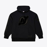 New Jersey Devils Mitchell & Ness Phantom Fleece Hoodie - Black - NHL