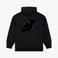 New Jersey Devils Mitchell & Ness Phantom Fleece Hoodie - Black - NHL