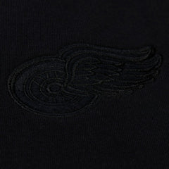 Detroit Red Wings Mitchell & Ness Unisex Phantom Fleece Crew Neck Sweatshirt - Black - NHL