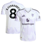 Bruno Fernandes Manchester United 2025/26 Away Player Jersey White | Adidas