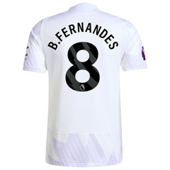Bruno Fernandes Manchester United 2025/26 Away Player Jersey White | Adidas