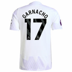 Alejandro Garnacho Manchester United 2025/26 Away Player Jersey White | Adidas Sale