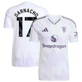 Alejandro Garnacho Manchester United 2025/26 Away Replica Player Jersey White | Adidas online