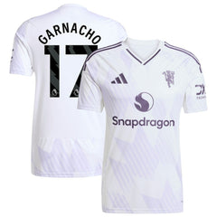 Alejandro Garnacho Manchester United 2025/26 Away Replica Player Jersey White | Adidas online