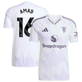 Amad Diallo Manchester United 2025/26 Away Replica Player Jersey White | Adidas Online