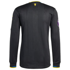 Manchester United 2025/26 Third Long Sleeve Jersey Black | Adidas discount