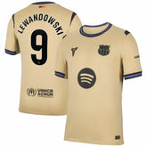Robert Lewandowski Barcelona 2025/26 Away Stadium Replica Jersey Gold | Nike cheap