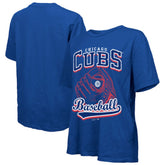 Chicago Cubs Majestic Threads Women's Oversized First Base T-Shirt - MLB