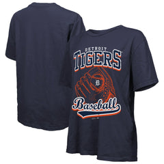 Detroit Tigers Majestic Threads Women's Oversized First Base T-Shirt - MLB