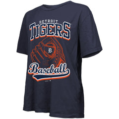 Detroit Tigers Majestic Threads Women's Oversized First Base T-Shirt - MLB
