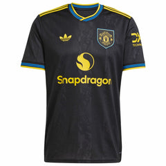Manchester United 2025/26 Third Replica Custom Jersey Black | Adidas cheap