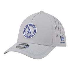 Los Angeles Dodgers New Era Patch 39THIRTY A-Frame M-Crown Perforated Flex Hat - MLB