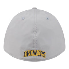 Milwaukee Brewers New Era Patch 39THIRTY A-Frame M-Crown Perforated Flex Hat - MLB