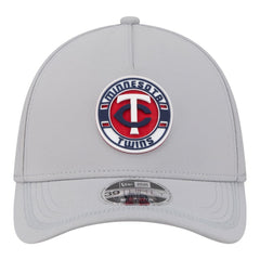 Minnesota Twins New Era Patch 39THIRTY A-Frame M-Crown Perforated Flex Hat - MLB