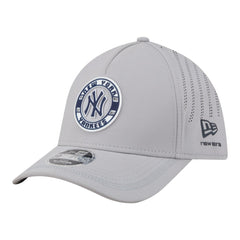 New York Yankees New Era Patch 39THIRTY A-Frame M-Crown Perforated Flex Hat - MLB