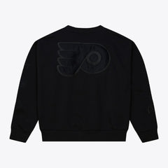 Philadelphia Flyers Mitchell & Ness Unisex Phantom Fleece Crew Neck Sweatshirt - Black - NHL