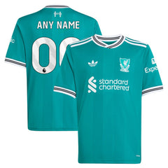 Liverpool Youth 2025/26 Third Replica Custom Jersey Green | Adidas cheap