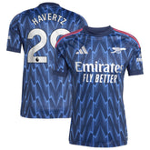 Kai Havertz Arsenal 2025/26 Away Replica Player Jersey Blue | Adidas Online