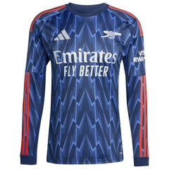 Bukayo Saka Arsenal 2025/26 Away Replica Long Sleeve Player Jersey Blue | Adidas cheap