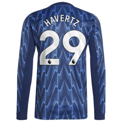 Kai Havertz Arsenal 2025/26 Away Replica Long Sleeve Player Jersey Blue | Adidas discount