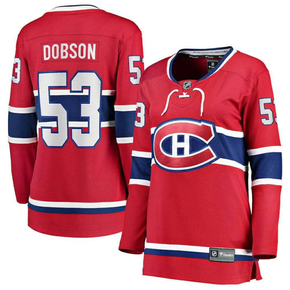 Noah Dobson Montreal Canadiens Fanatics Women's Home Breakaway Jersey - Red - NHL