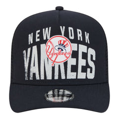 New York Yankees New Era Youth Logo Fade A-Frame 9FIFTY Snapback Hat - MLB
