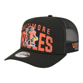 Baltimore Orioles New Era Youth Logo Fade A-Frame 9FIFTY Snapback Hat - MLB