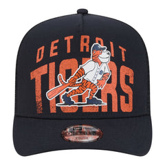 Detroit Tigers New Era Youth Logo Fade A-Frame 9FIFTY Snapback Hat - MLB