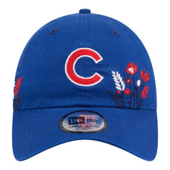 Chicago Cubs New Era Women's Wildflower Casual Classic Adjustable Hat - MLB