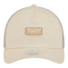 New York Yankees New Era Women's Tonal Patch 9FORTY M-Crown A-Frame Trucker Adjustable Hat - MLB