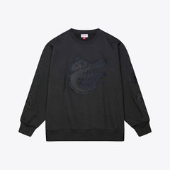Baltimore Orioles Mitchell & Ness Phantom Fleece Crewneck Sweatshirt - MLB