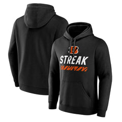 Cincinnati Bengals Streak Pullover Hoodie Black | NFL