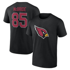Trey McBride Arizona Cardinals Icon Name & Number T-Shirt Black | NFL