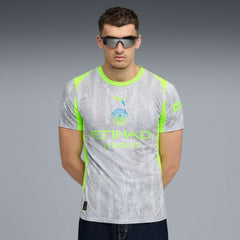 Manchester City 2025/26 Third Replica Jersey Gray/Neon Green | Puma discount