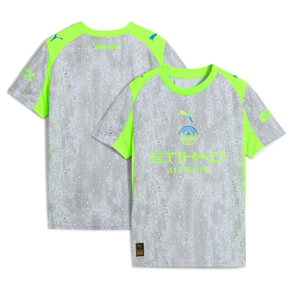 Manchester City Youth 2025/26 Third Replica Jersey Green/Neon Green | Puma cheap