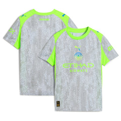 Manchester City Youth 2025/26 Third Replica Jersey Green/Neon Green | Puma cheap