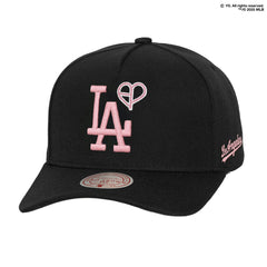 Los Angeles Dodgers Mitchell & Ness x BLACKPINK Pro Crown Snapback Hat - MLB