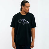 Baltimore Ravens Golf Wang Unisex Cutout T-Shirt Black | NFL