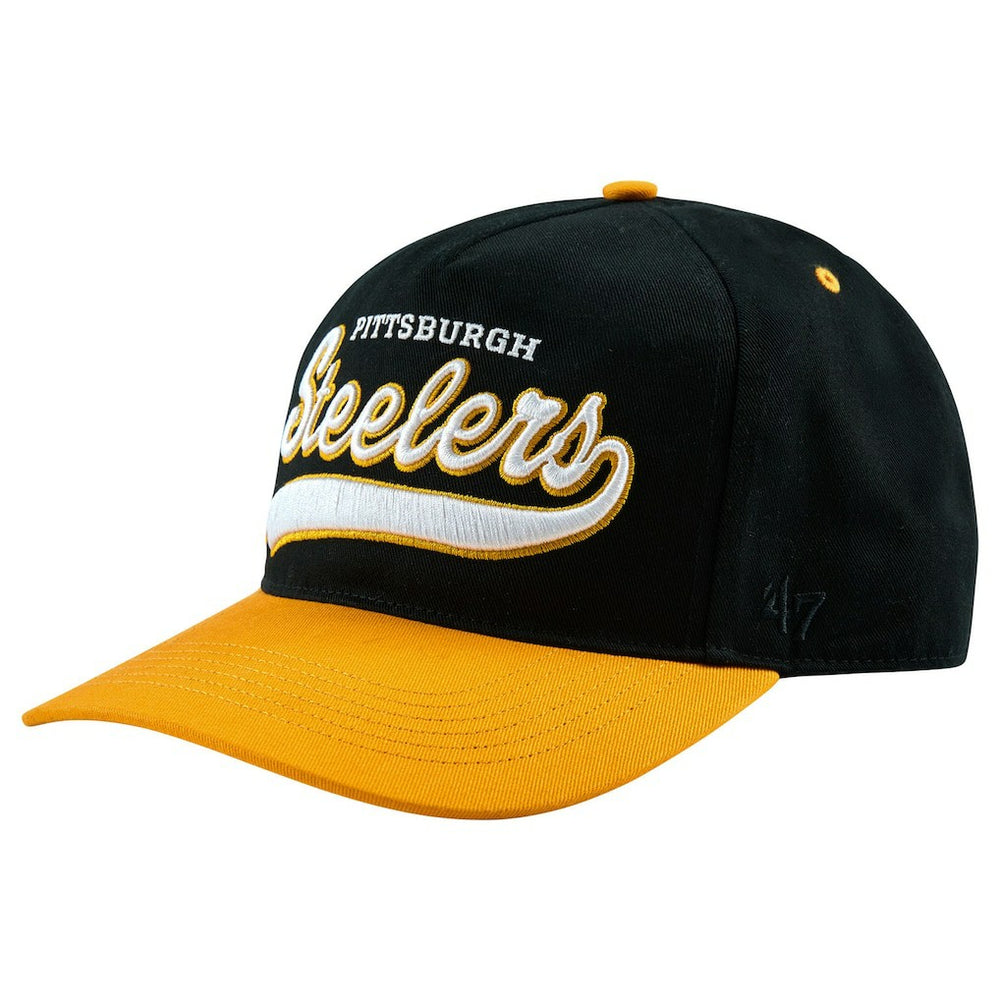 Pittsburgh Steelers Golf Wang Unisex Snapback Hat Black/Gold | NFL