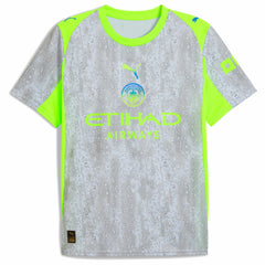Manchester City 2025/26 Third Replica Custom Jersey Green/Neon Green | Puma